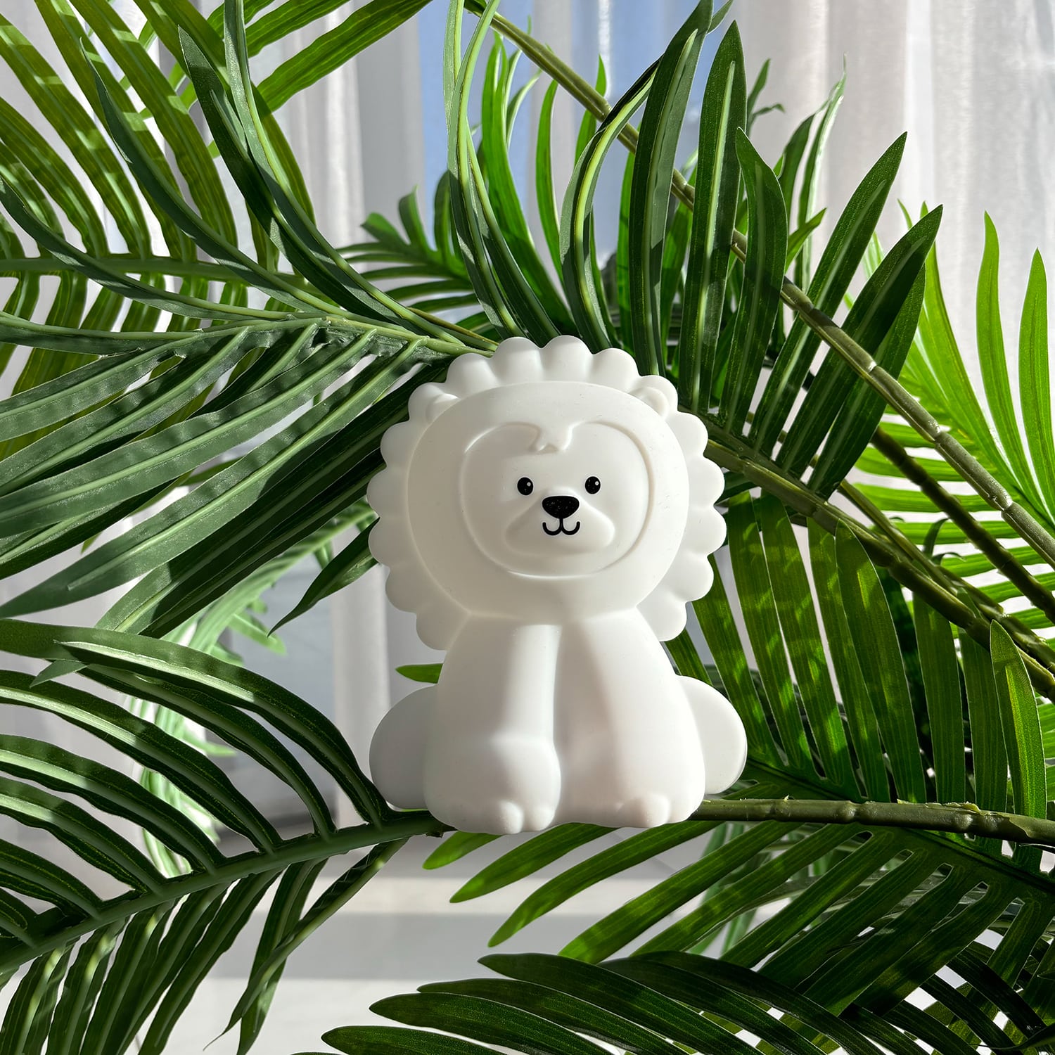 Veilleuse Bébé Reer Lumilu Lazy Friends Seal – Phoque Mignon Lumineux Avec Minuterie – Blanc Doux