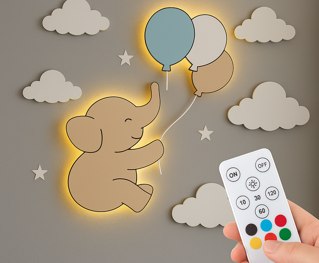 Une veilleuse avec minuterie, parfaite pour la chambre de votre enfant