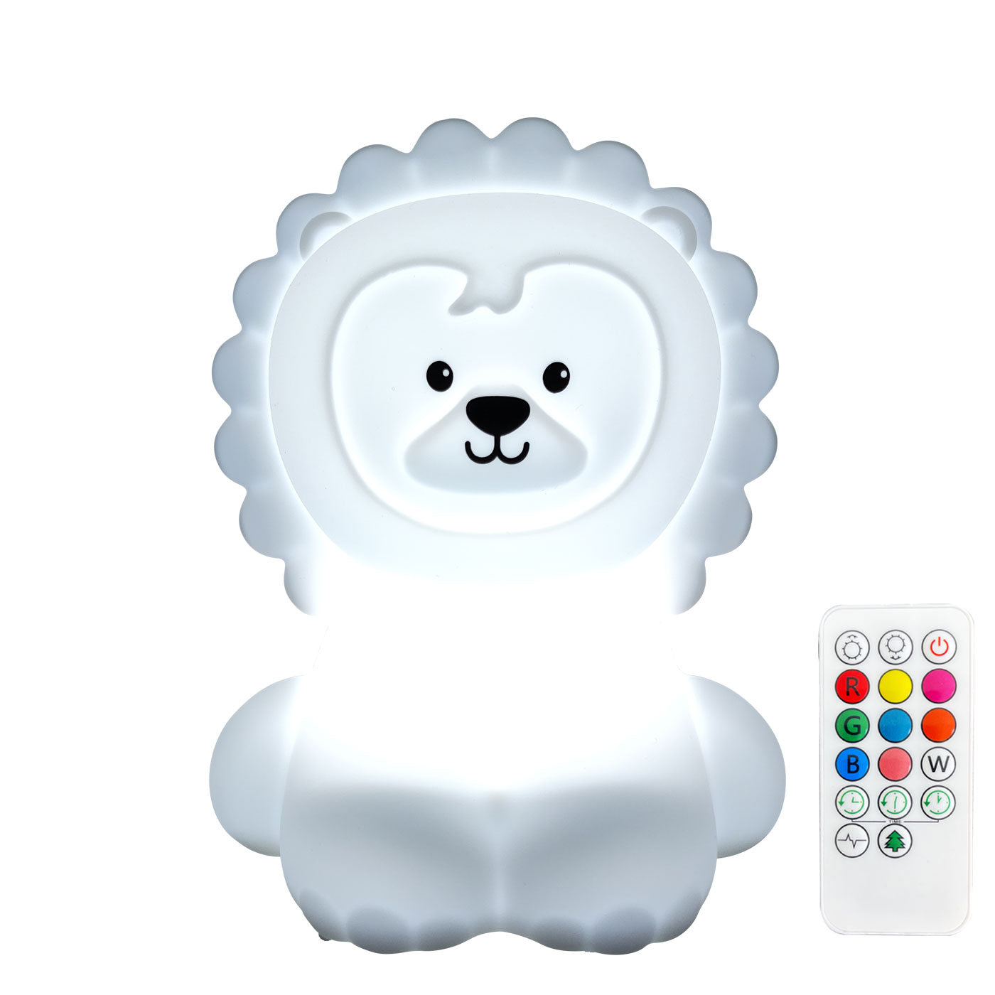Colored night light Animaluce - Brave Lion