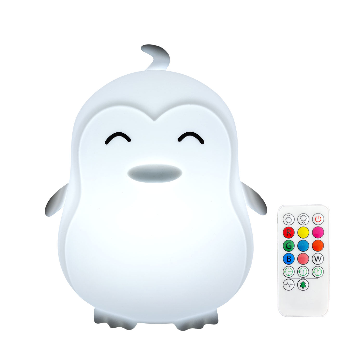 Colored night light Animaluce - Adventurous Penguin