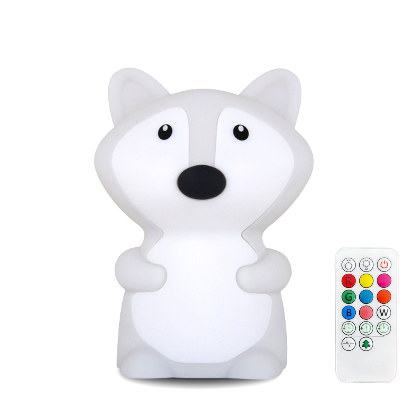 Colored night light Animaluce - Clever Fox
