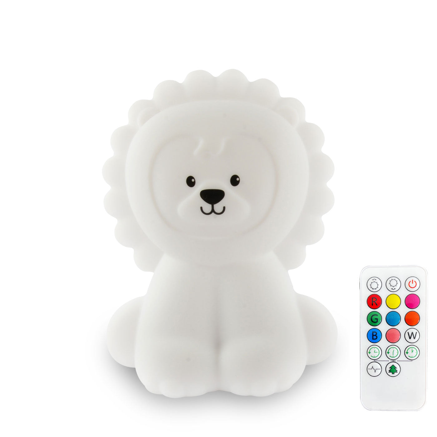 Colored night light Animaluce - Brave Lion