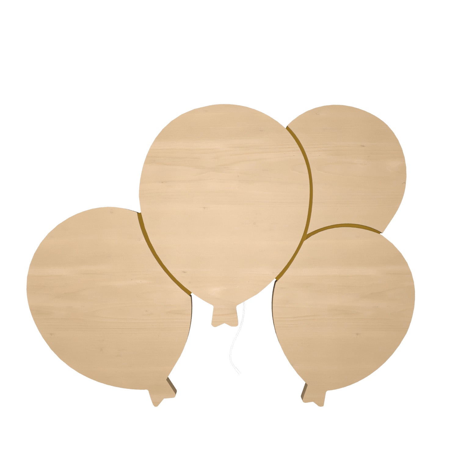 Wandlamp Nachtlampje 4 Ballonnen