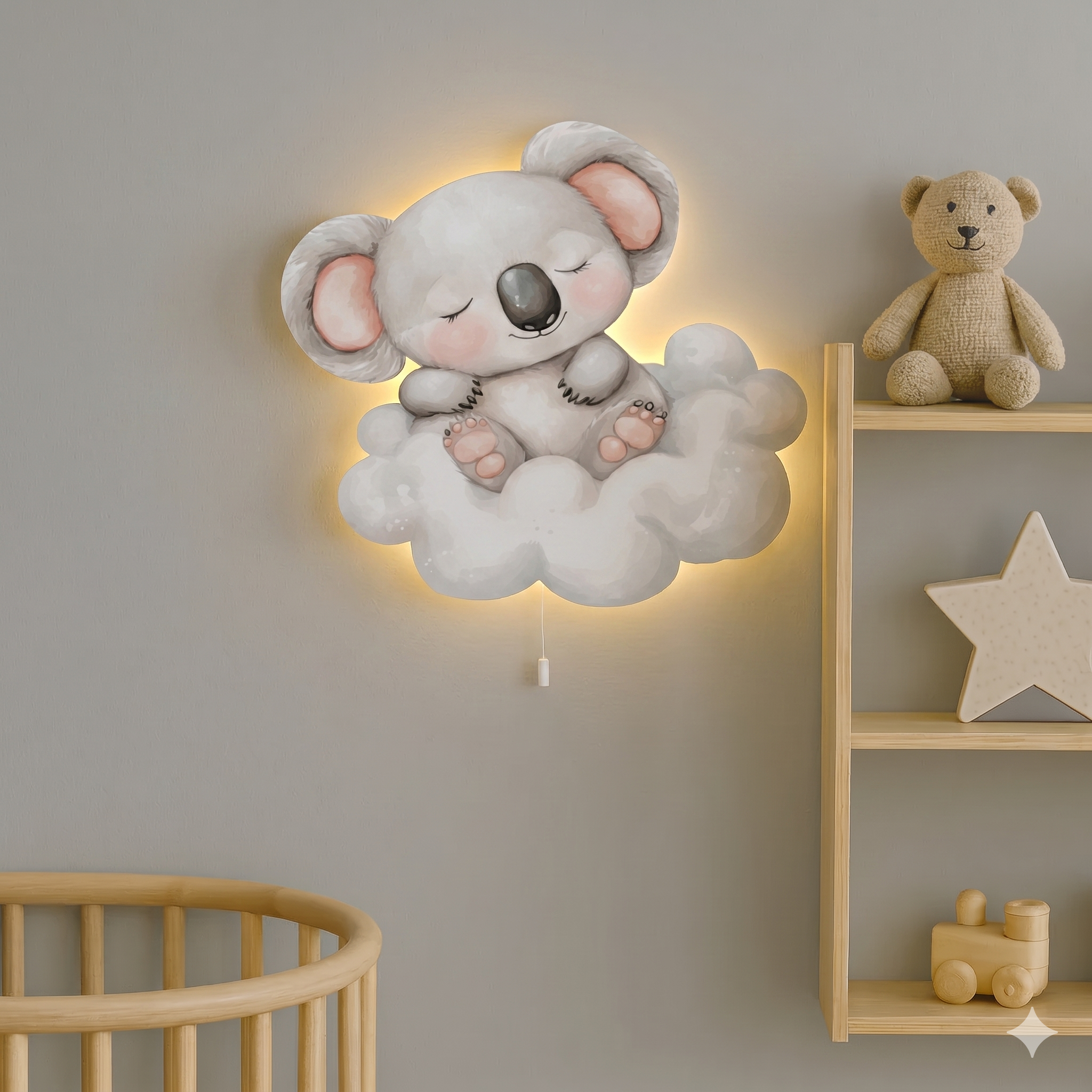 Lampe murale veilleuse Koala Nuage