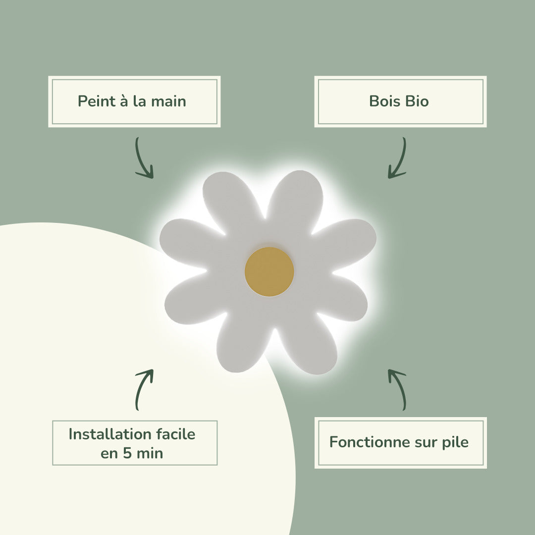 Lampe murale Veilleuse Daisy