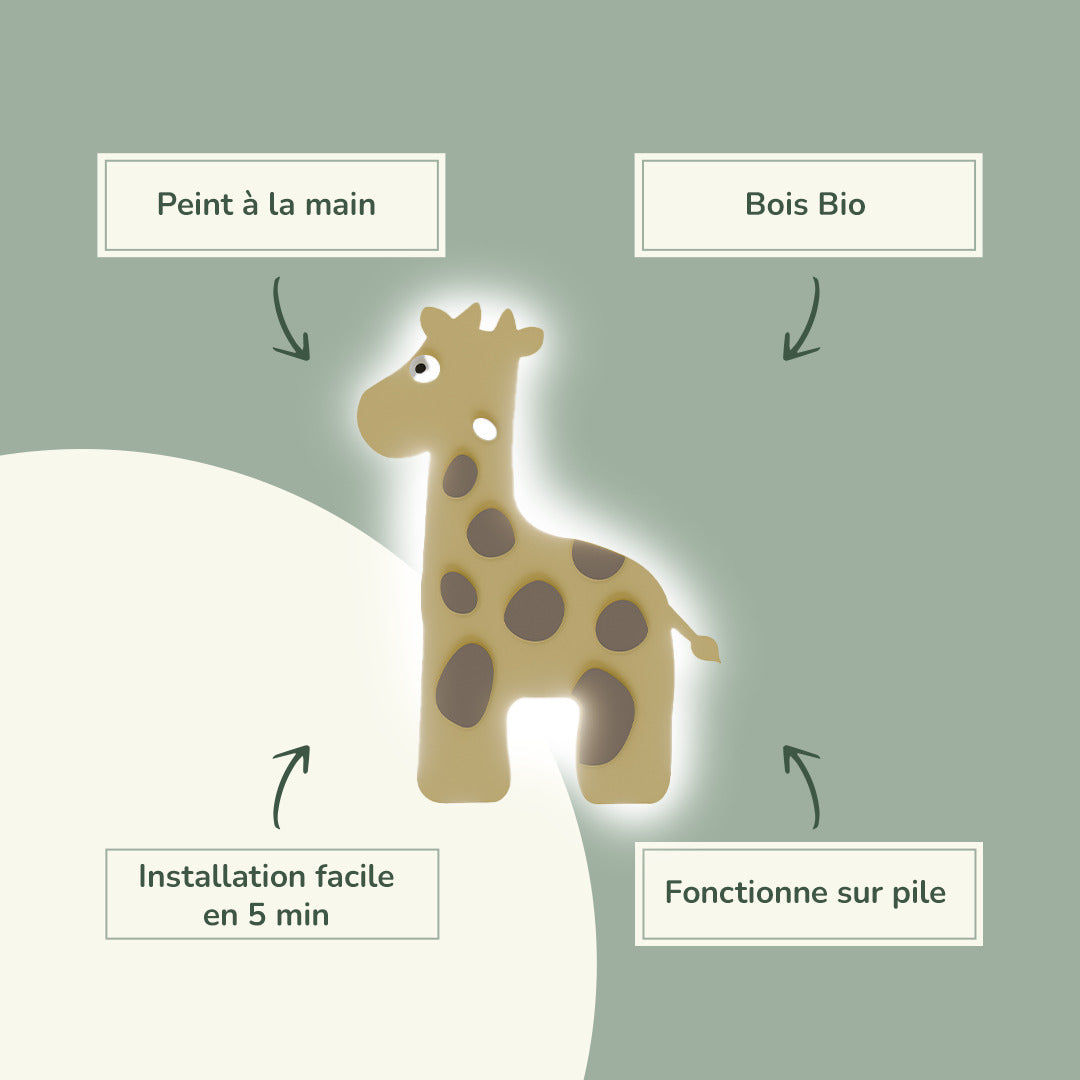 Lampe murale Veilleuse Girafe