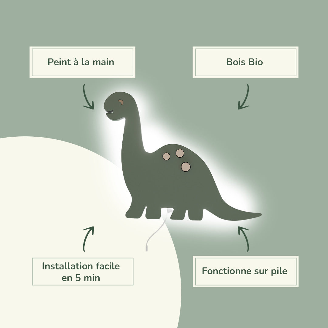 Lampe murale Veilleuse Dino