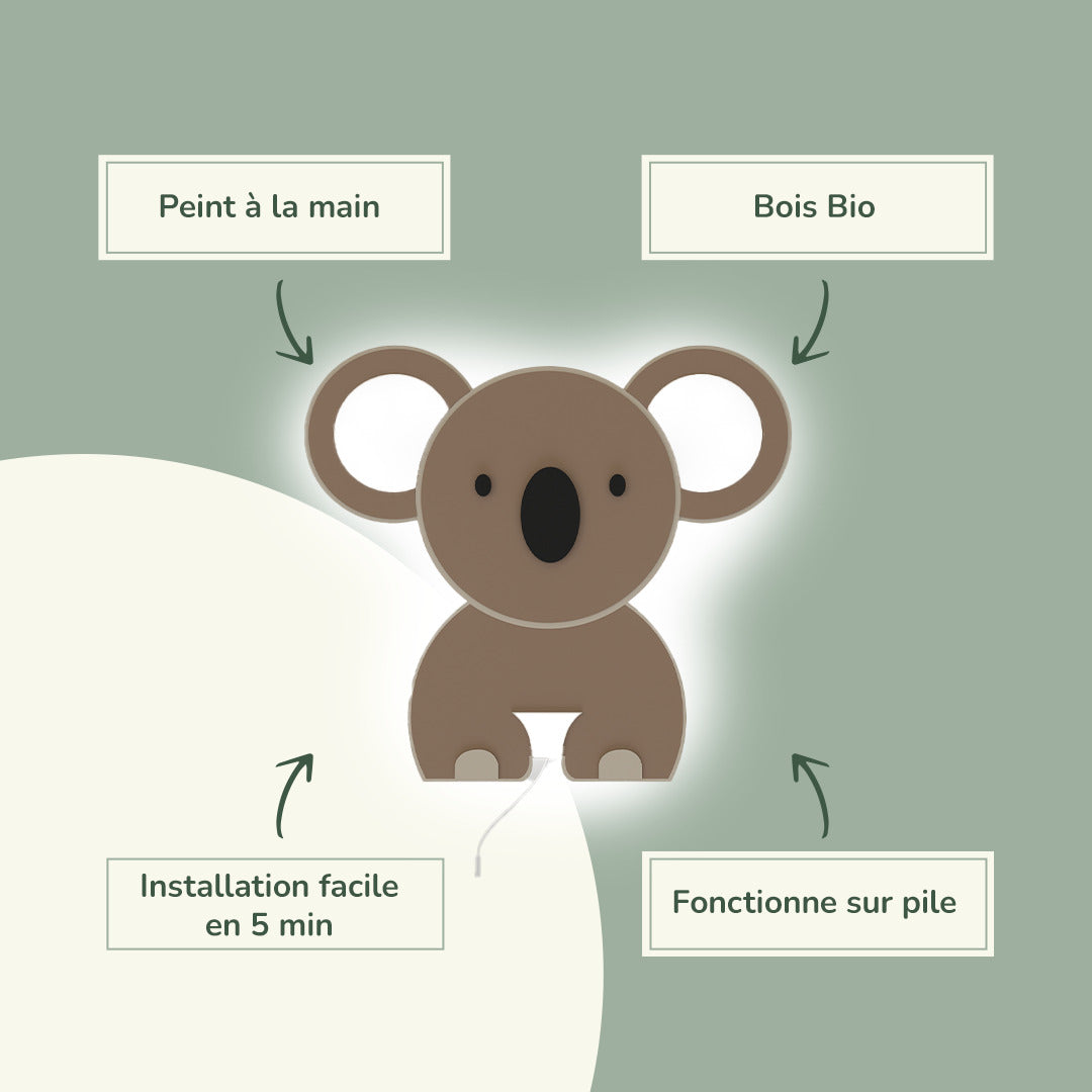 Lampe murale Veilleuse Koala