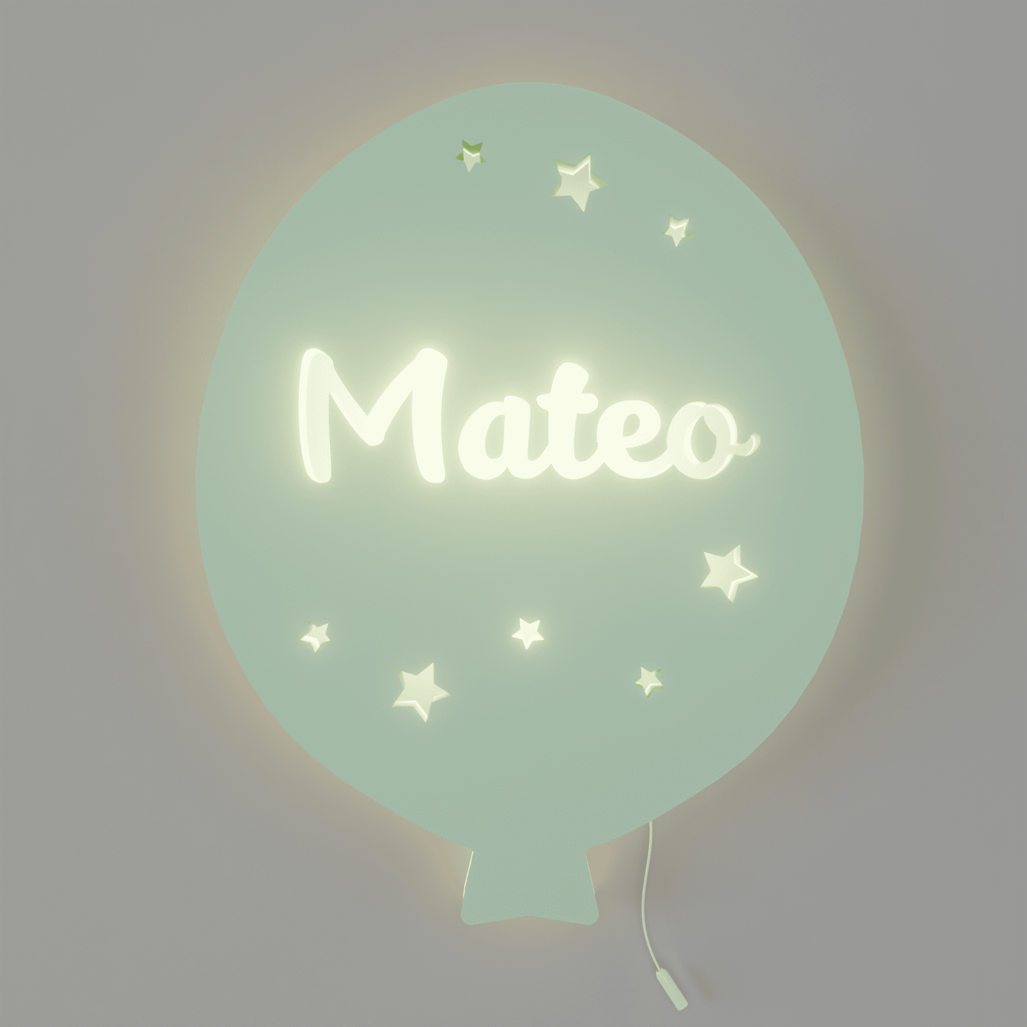 Droomballon Nachtlampje Voornaam