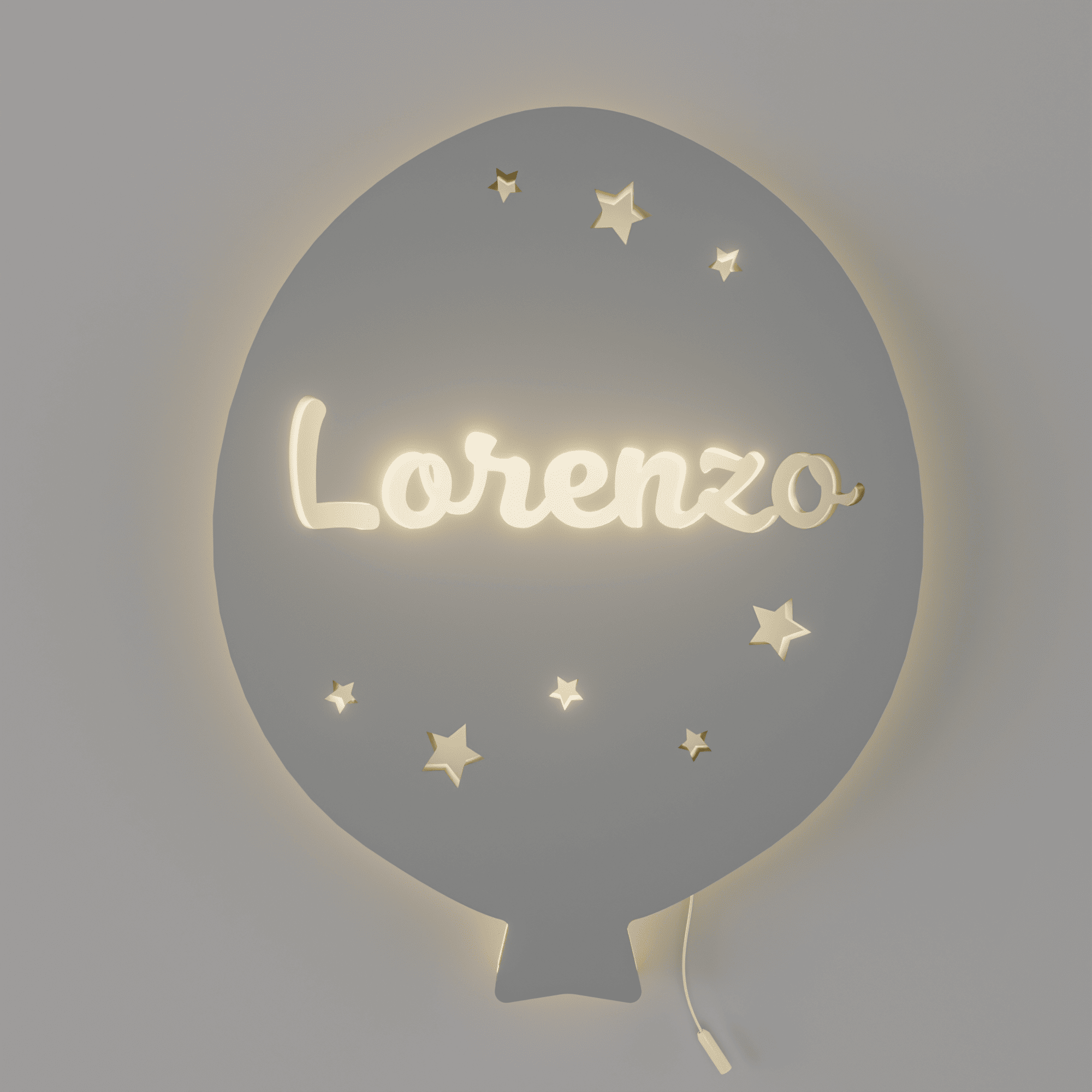Droomballon Nachtlampje Voornaam