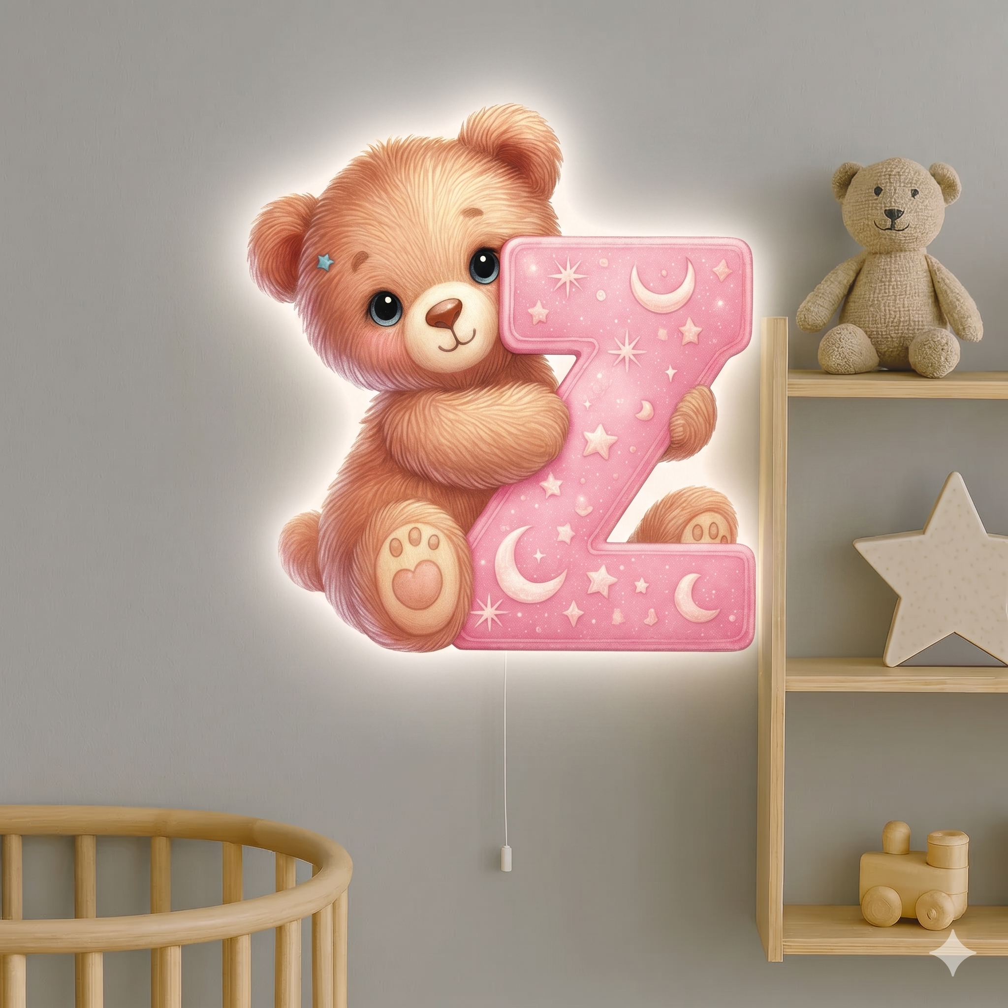 Lampe murale Veilleuse Lettre Z