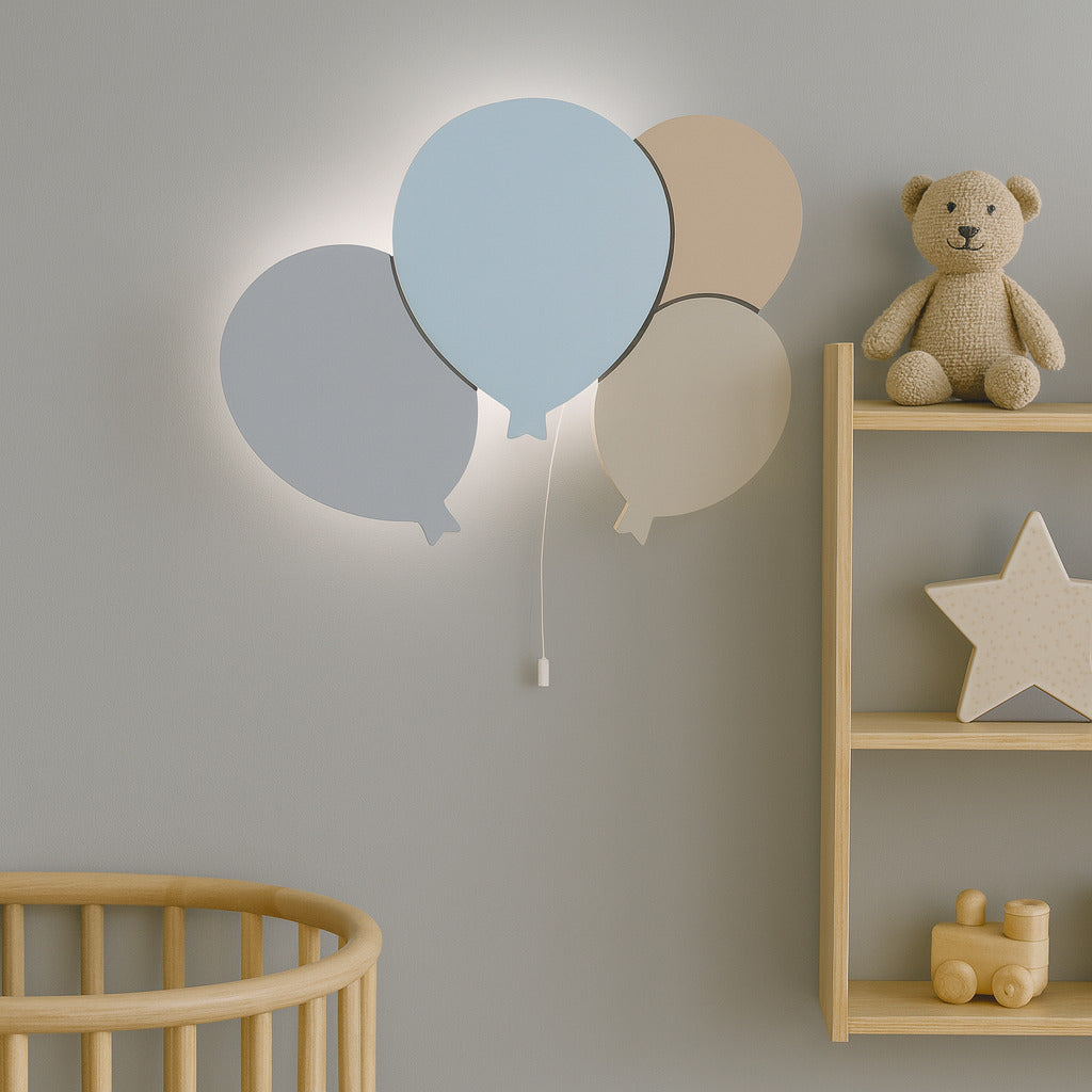 Lampe murale Veilleuse 4 Ballons