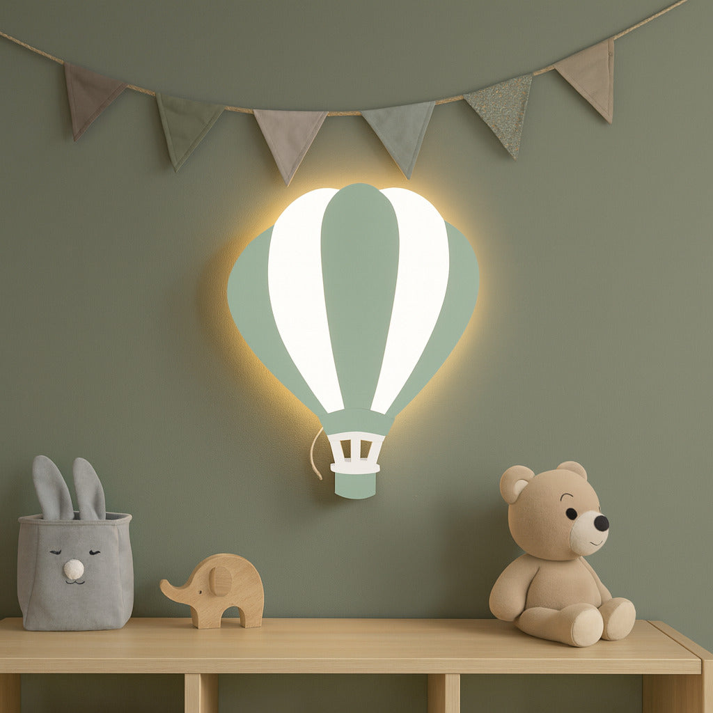 Lampada da parete Luce notturna Mongolfiera