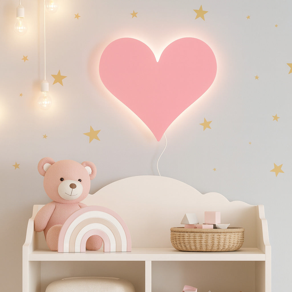 Lampada da parete Luce notturna Cuore