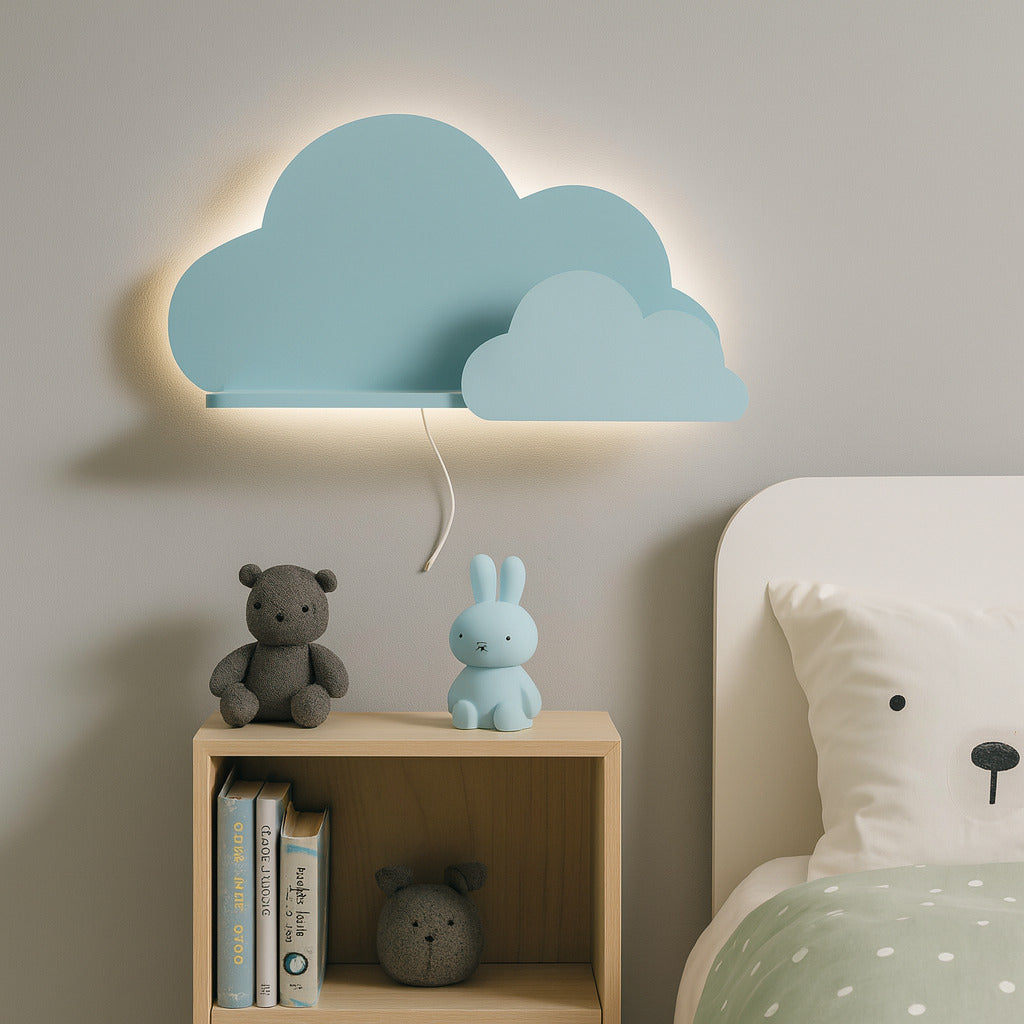 Lampada da parete Luce notturna Nuvola Scaffale