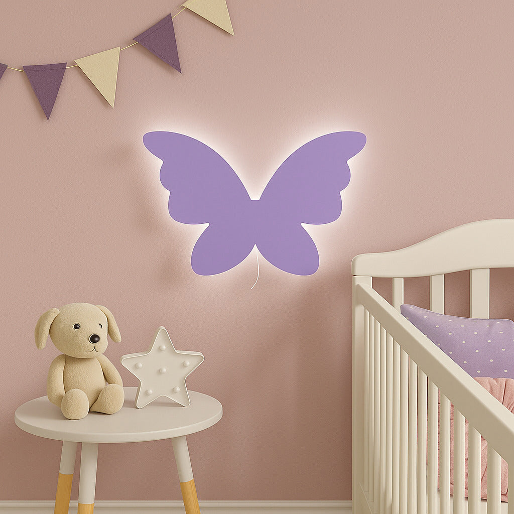 Lampada da parete Luce notturna Farfalla