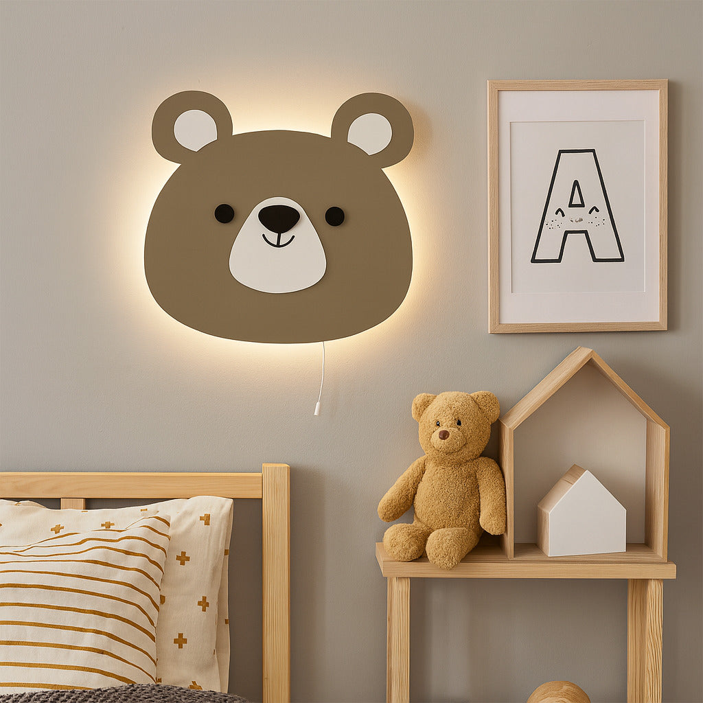 Lampada da parete Luce notturna Orsetto