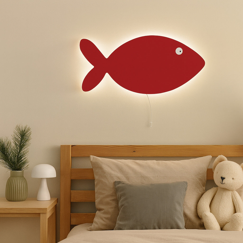 Lampada da parete Luce notturna Pesce
