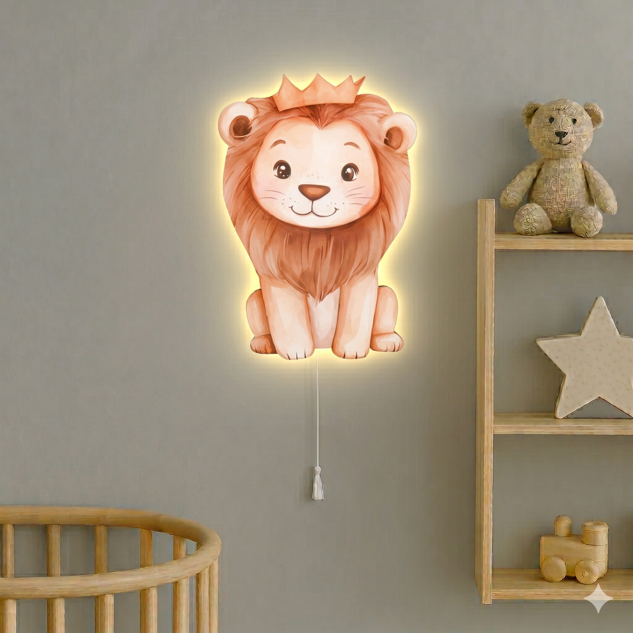 Lampe murale Veilleuse Lion