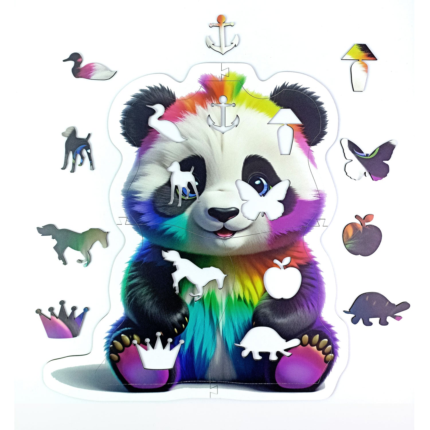 Animosa Puzzle: PEACEFUL PANDA in Wooden for Children