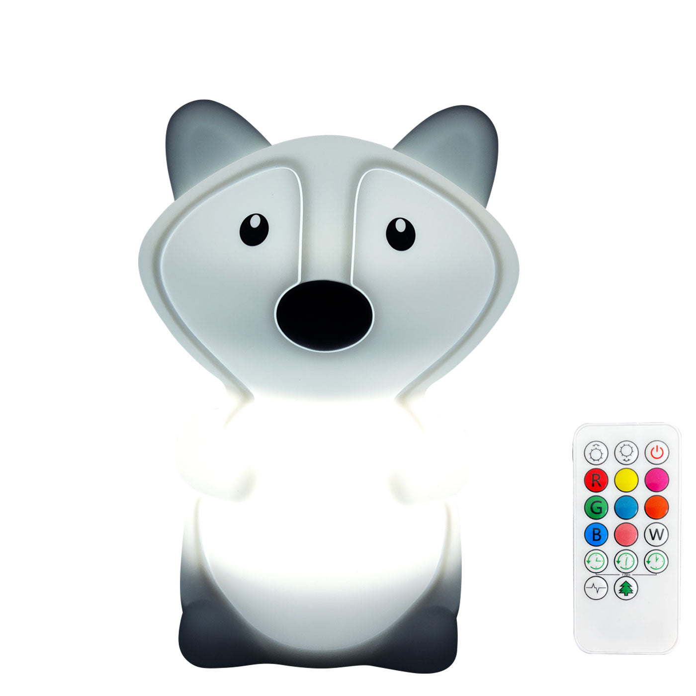 Colored night light Animaluce - Clever Fox
