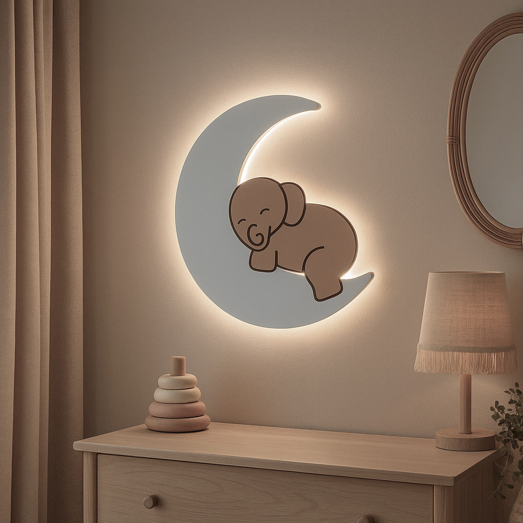Lampada da parete Luce notturna Elephanteau Lune