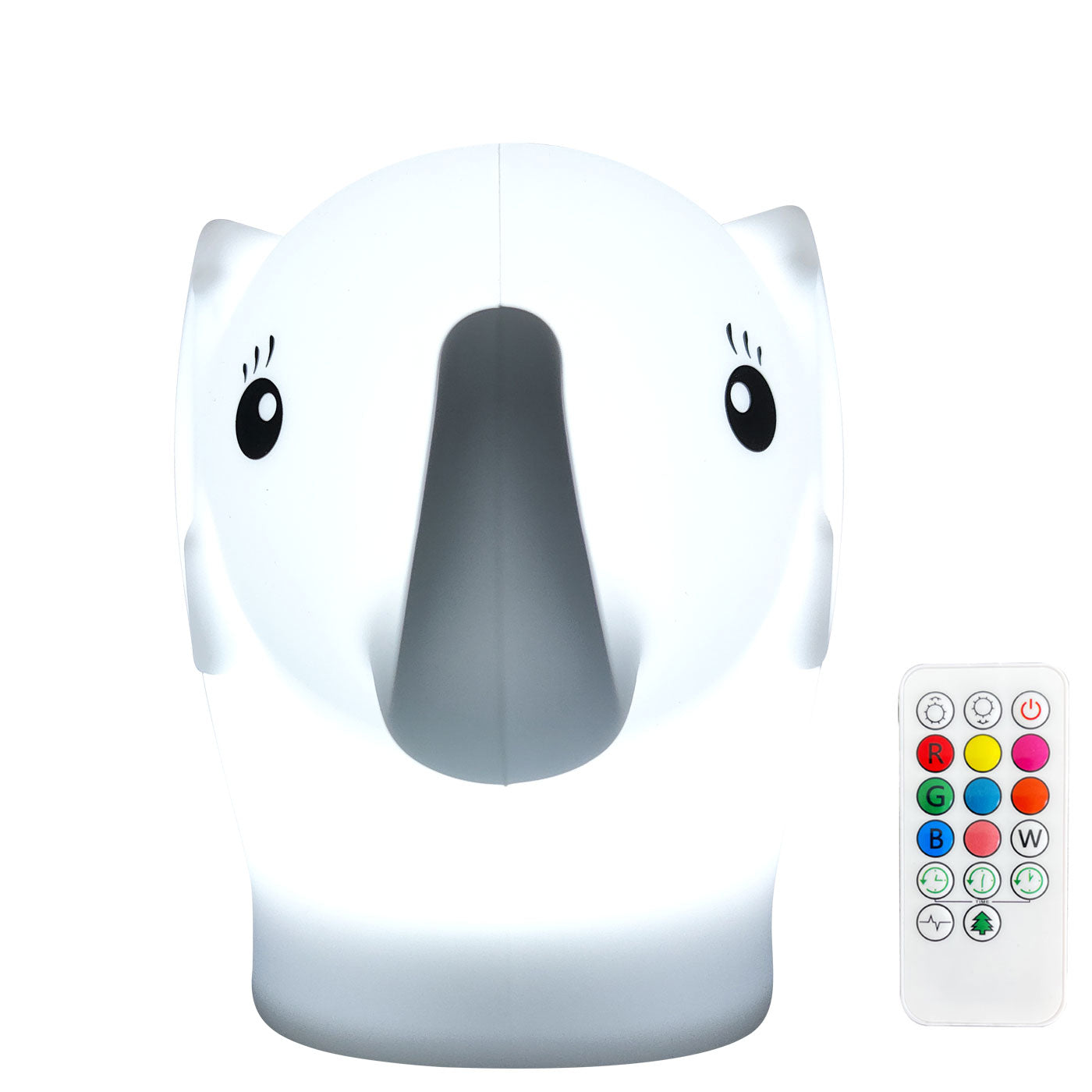 Colored night light Animaluce - Wise Elephant