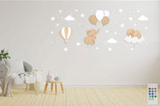 BabyNotte Tidy children's wall night light composition - Remote control