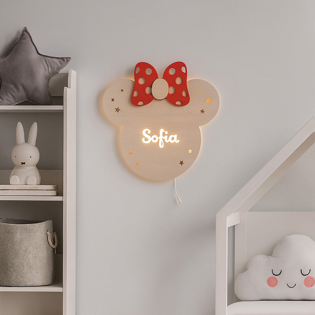 Nome della testa della fata della luce notturna