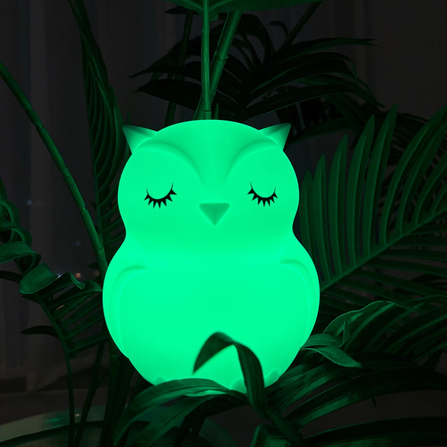 Luz nocturna colorida Animaluce - Búho Vigilante