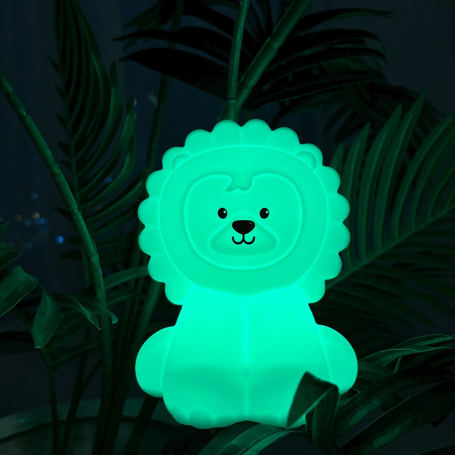 Colored night light Animaluce - Brave Lion