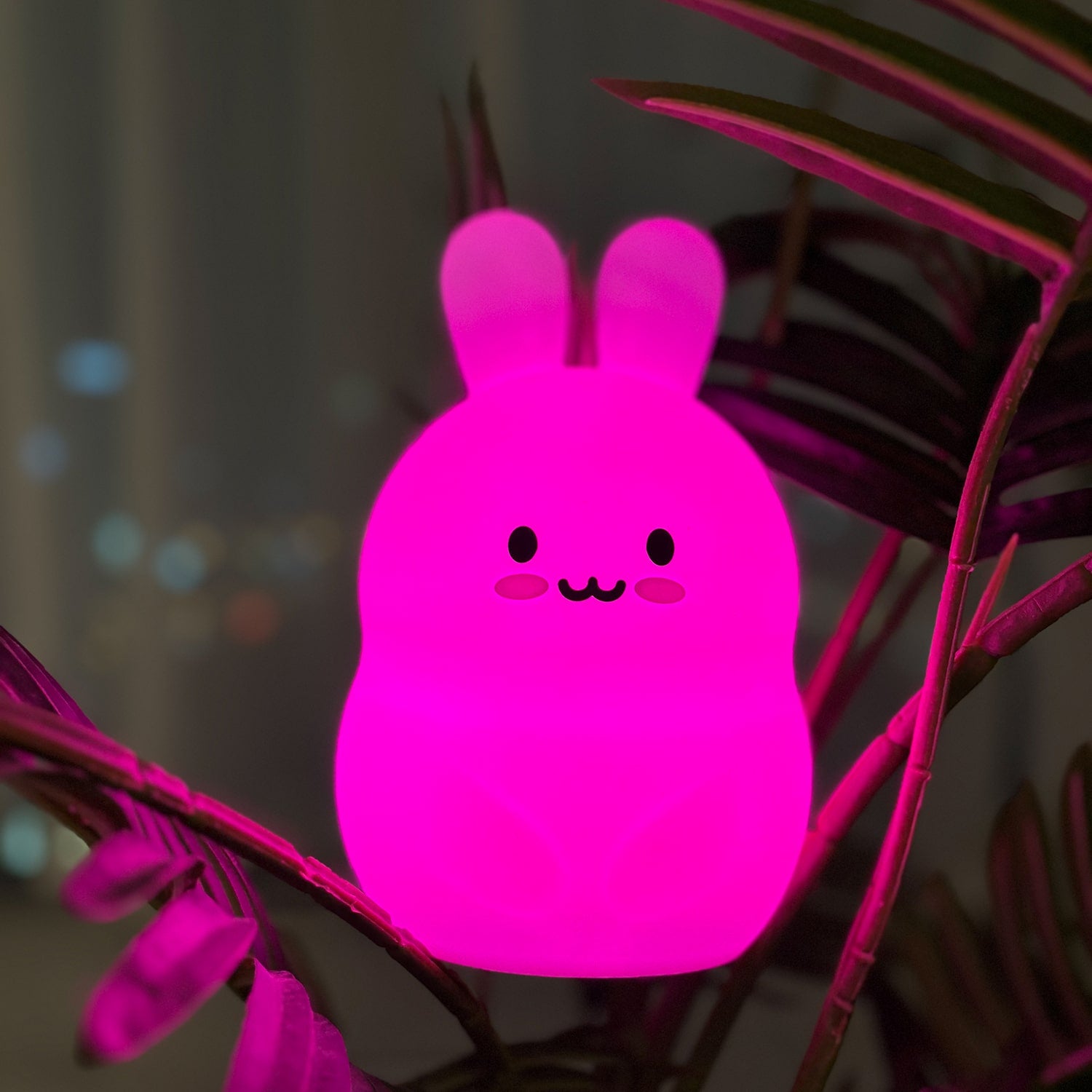 Luz nocturna colorida Animaluce - Conejo Curioso