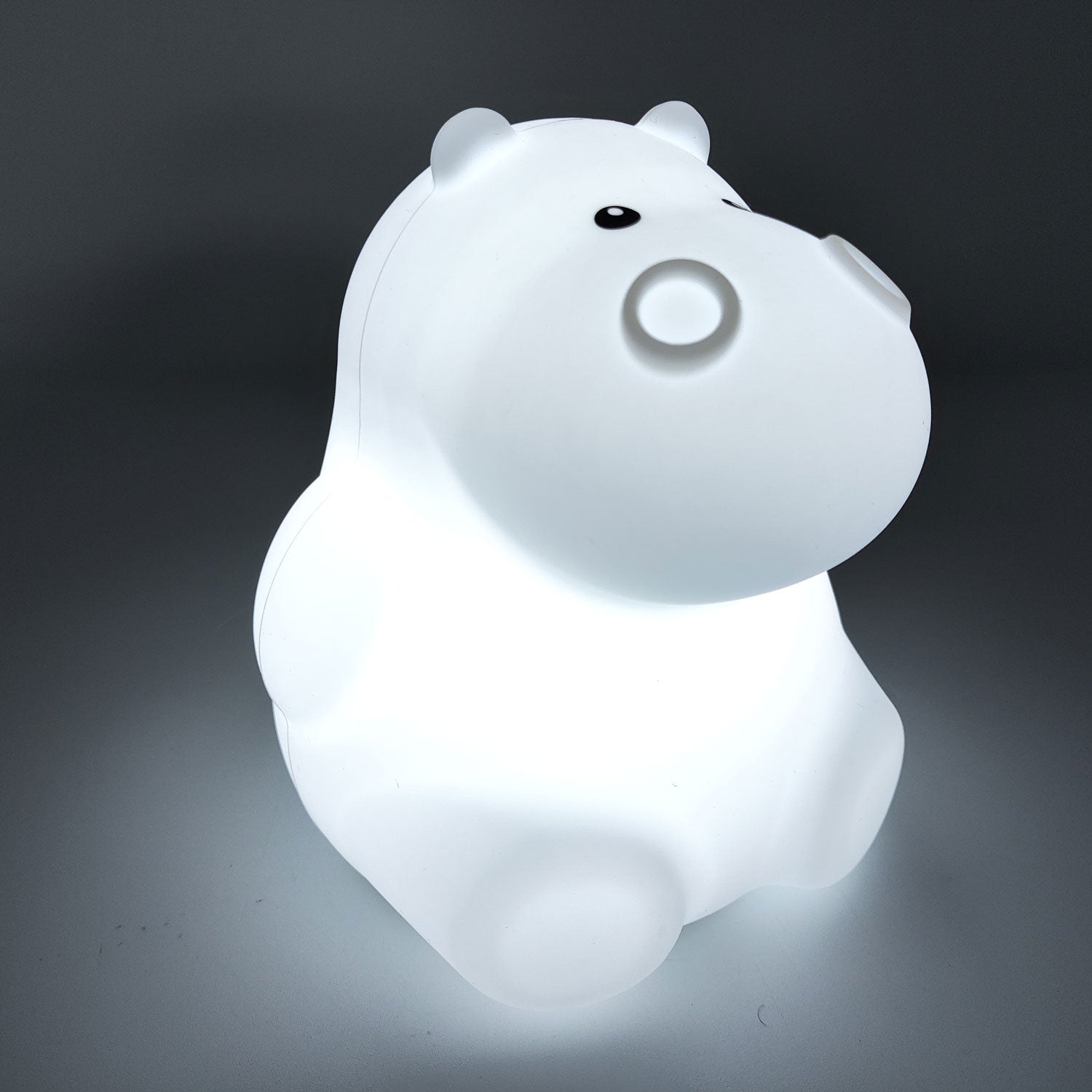 Colored night light Animaluce - Friendly Hippo