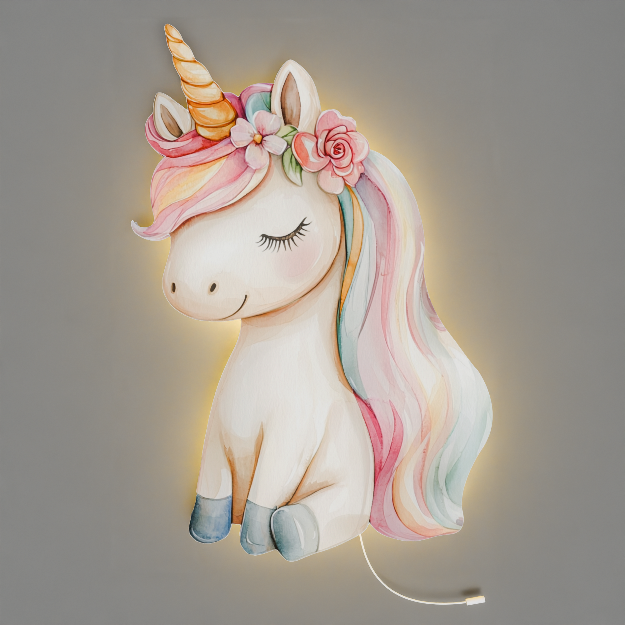 Lampe murale Veilleuse Licorne