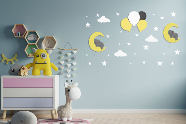 APPLIQUE MURALE ENFANT BALLON - Lampe Chambre Bébé et Enfant, Luminaire  Mural Design, Lampe Ballon
