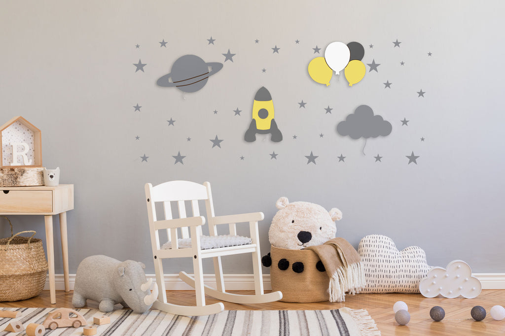 Composition veilleuse murale enfant BabyNotte Pastel– Lenny et Alba