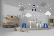 Composition veilleuse murale enfant BabyNotte Space New