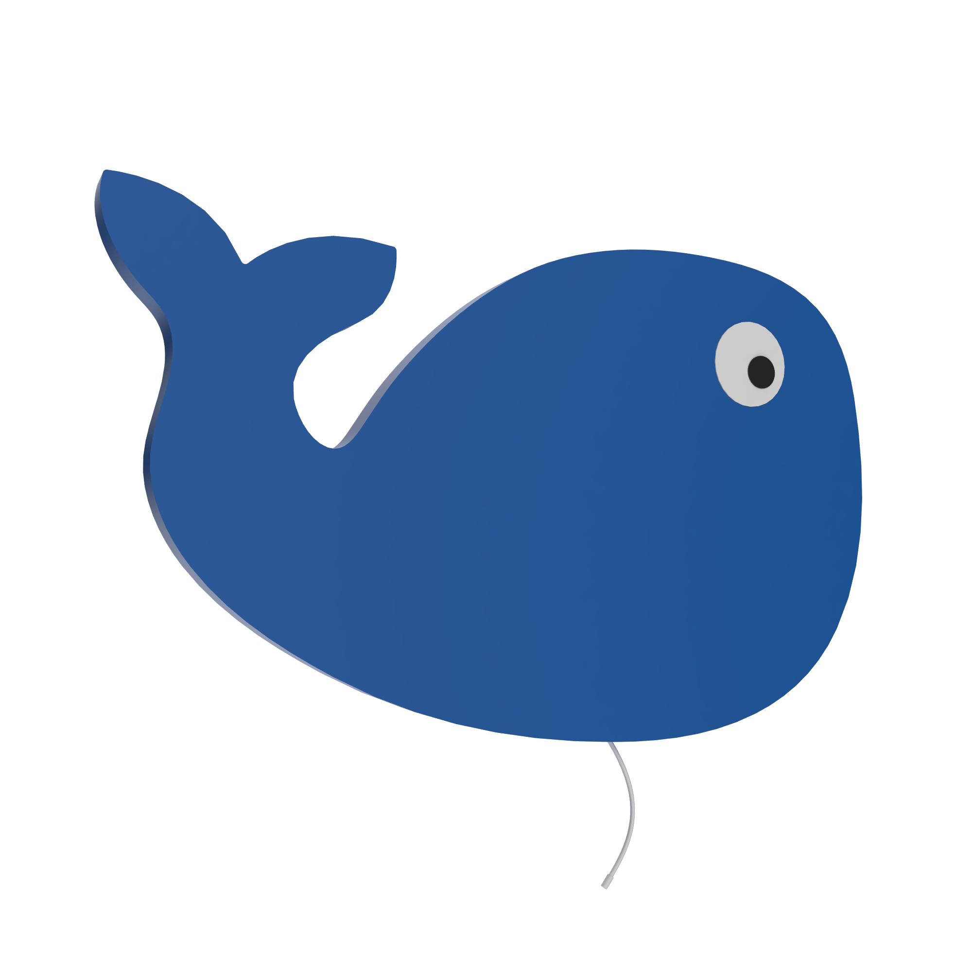 Lampe murale babynotte baleine bleu