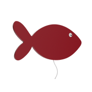 Lampe murale babynotte poisson rouge