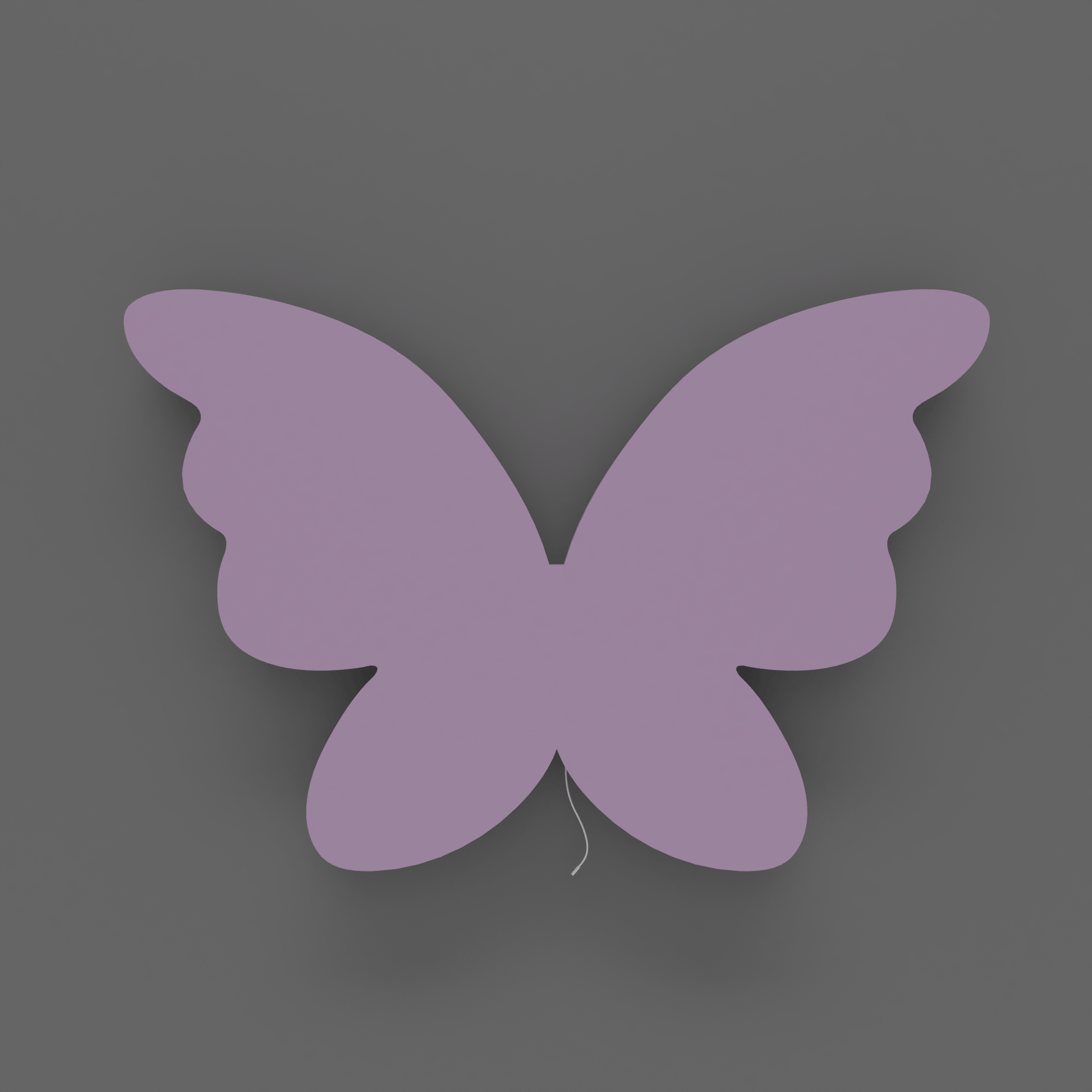 Lampe murale chambre enfant papillon violet