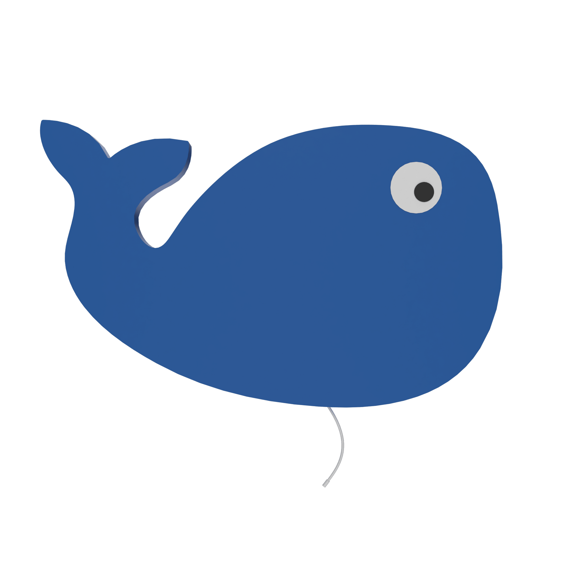 Luminaire murale babynotte baleine bleu