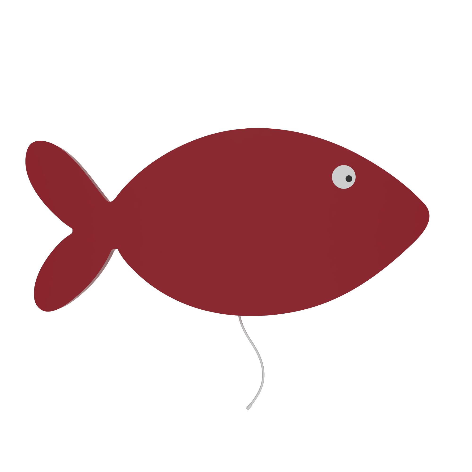 Luminaire murale babynotte poisson rouge