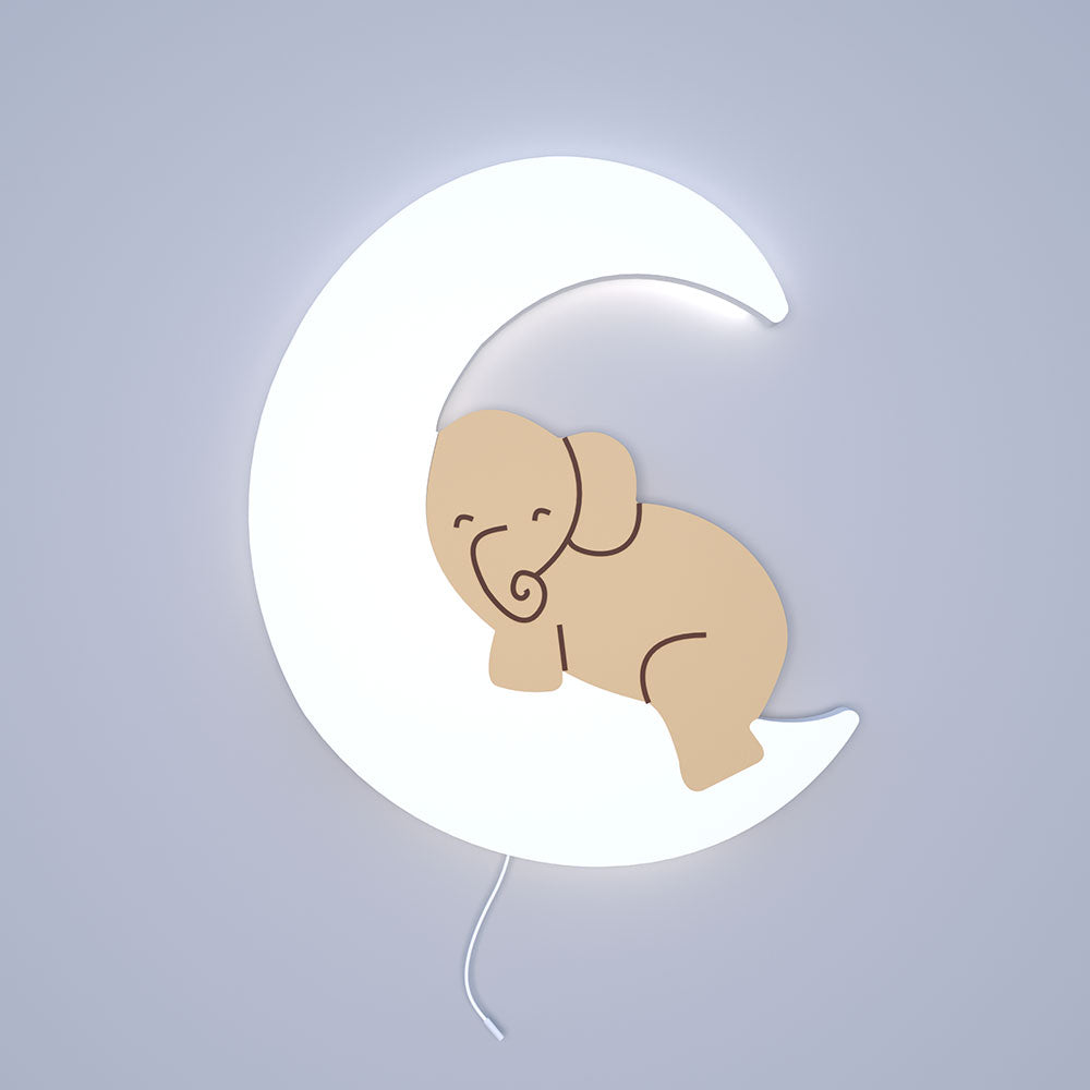 Lampada da parete Babynotte Elephanteau Lune