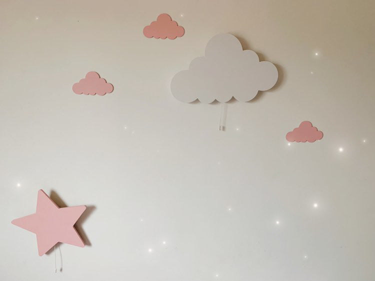 3 kleine stickerwolkjes