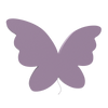 applique murale chambre bébé papillon violet