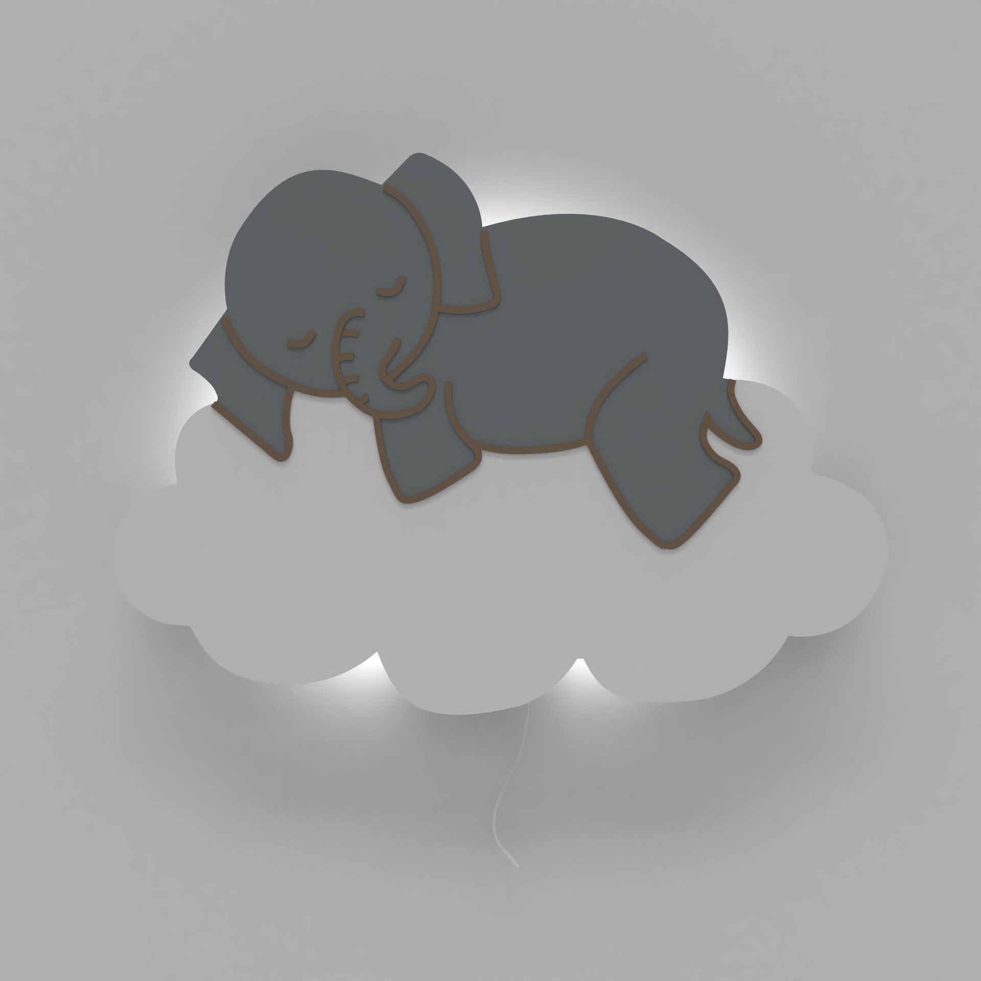 Lampe éléphants en résine - 13496 Lampe éléphants en résine - 13496