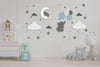 lampe murale babynote Elephant nuage bleu ballon