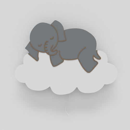 Lampe murale BabyNotte Elephanteau cloud– Lenny et Alba