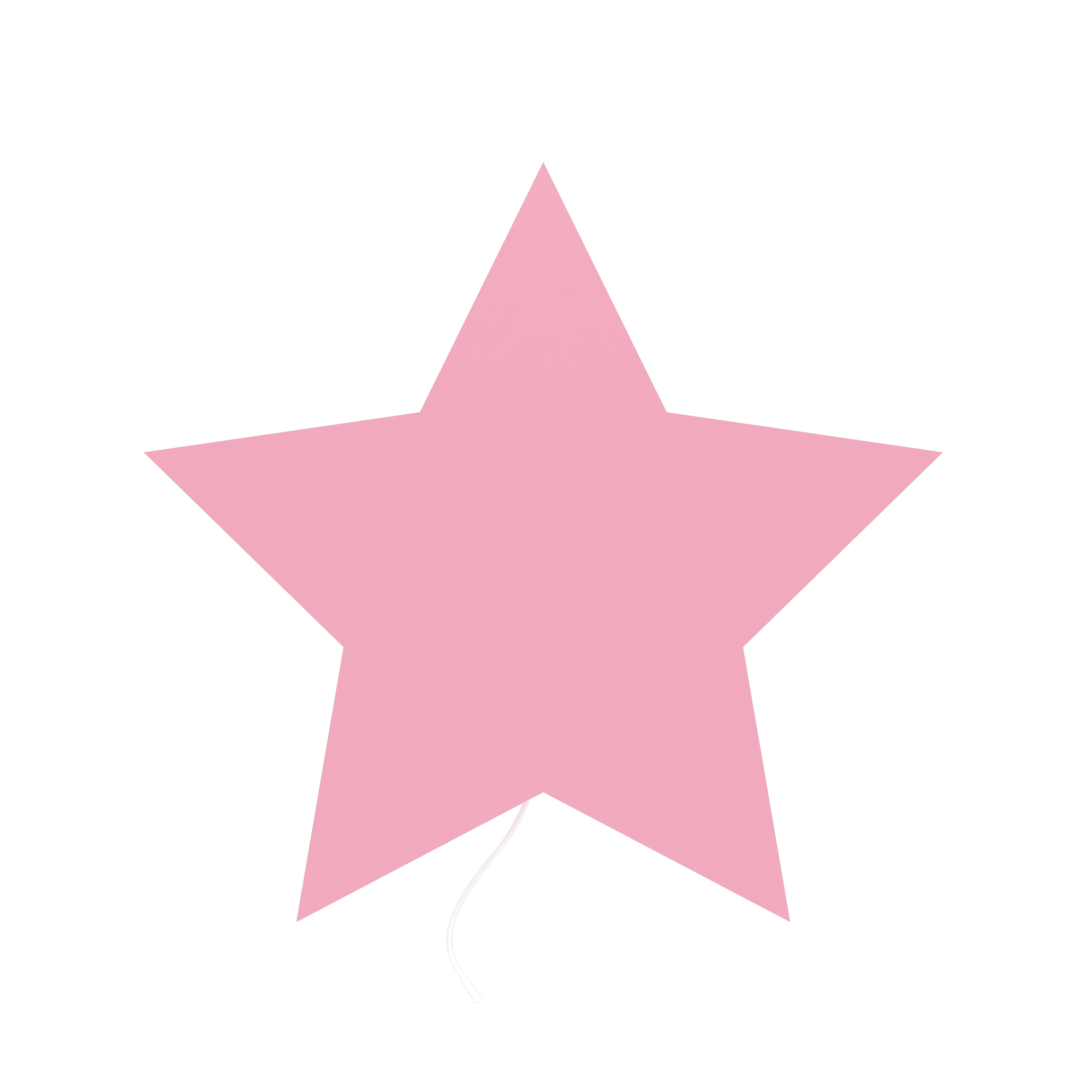 luminaire murale chambre bébé etoile rose