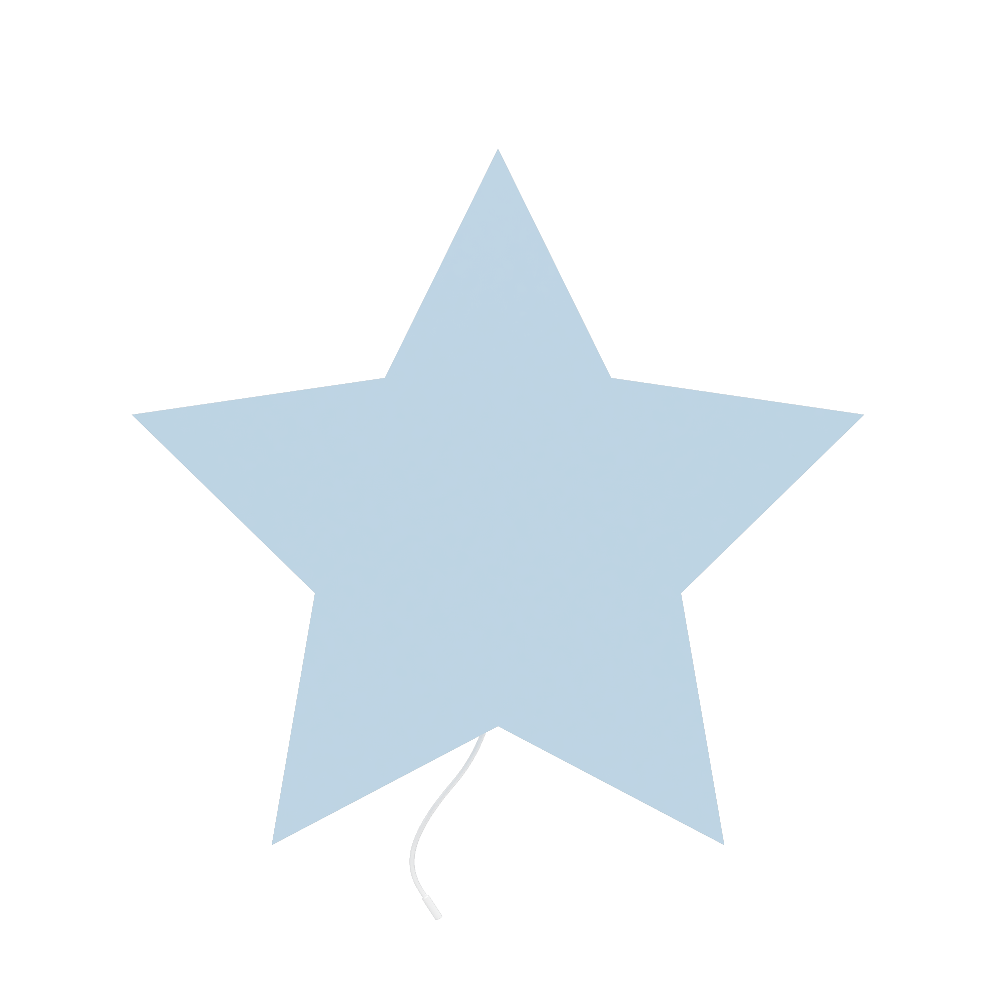 luminaire murale pour bébé étoile bleu
